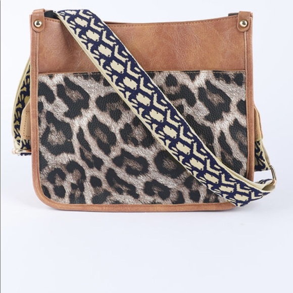 Blue Adjustable Printed Bag Strap with Hardware - Picture 4 of 9